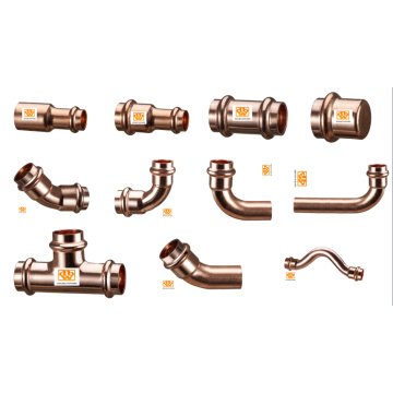 Kupfer-Pressfittings für Trinkwassersysteme